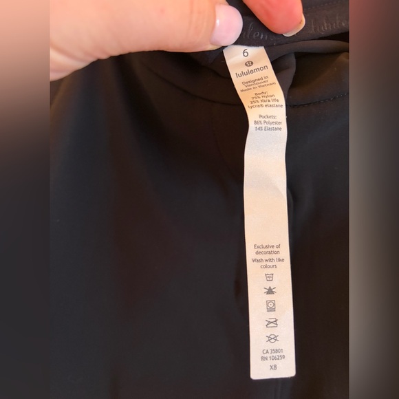 Lululemon On the Move Pant Black Size 6 - Picture 4 of 6
